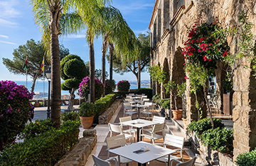 Terraza del Parador de Gibralfaro.